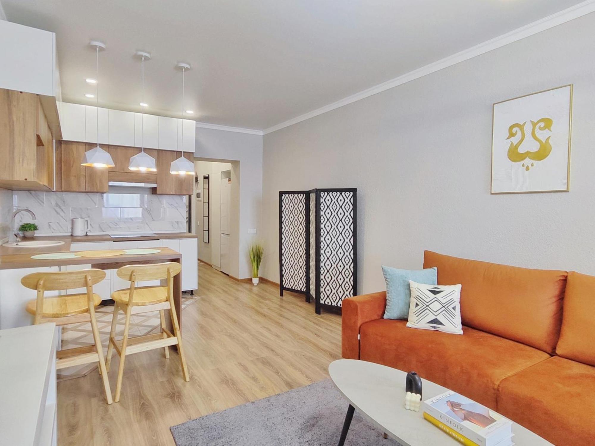 Modern Apartment In Golden Square Almaty Exterior photo